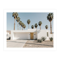 Palm Springs Modernist Home, Mid-Century Architecture Photography, Desert Minimalism (Print Only)