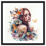 Butterfly Muse Watercolor Portrait thumbnail