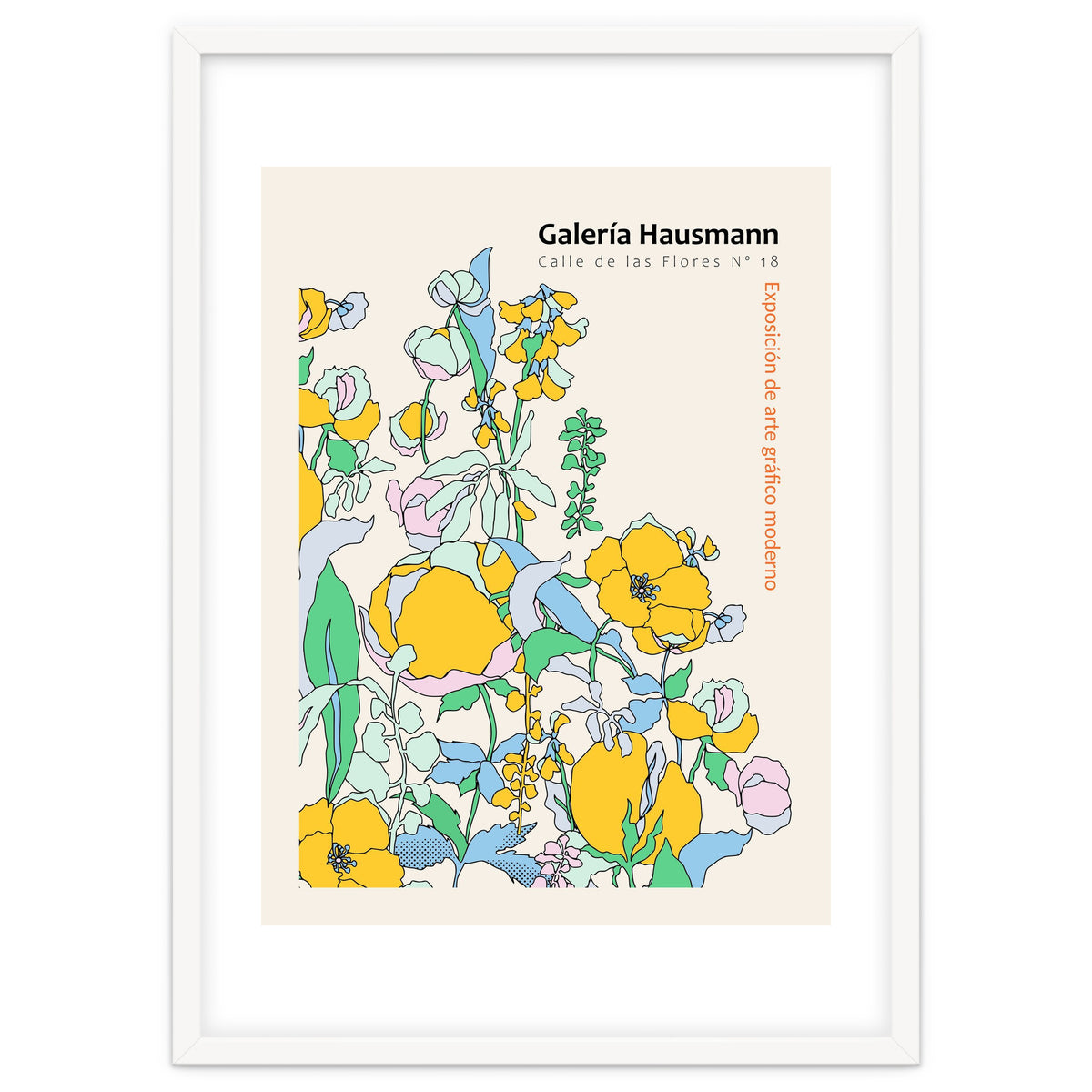 Exhibition of modern graphic art Madrid