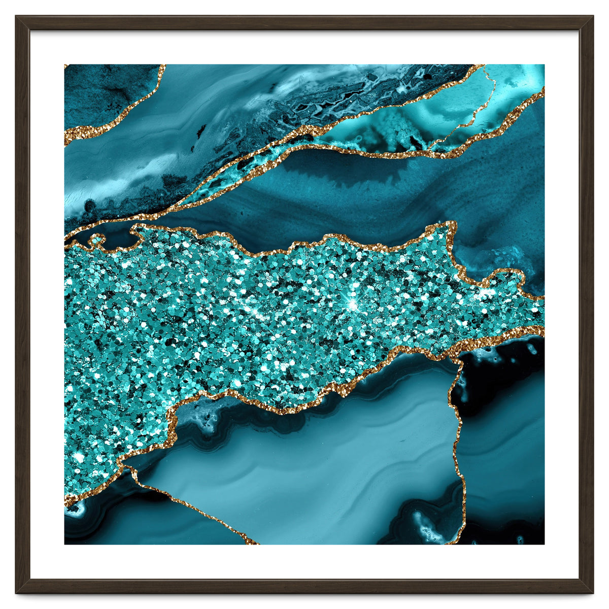 Agate Glitter Ocean Texture 09