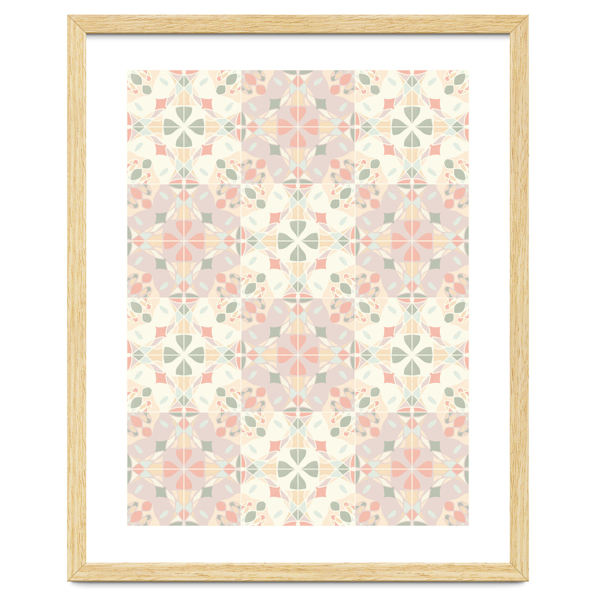 Stained Glass Pastels Tiles