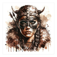 Modern Viking Woman Portrait (Print Only)