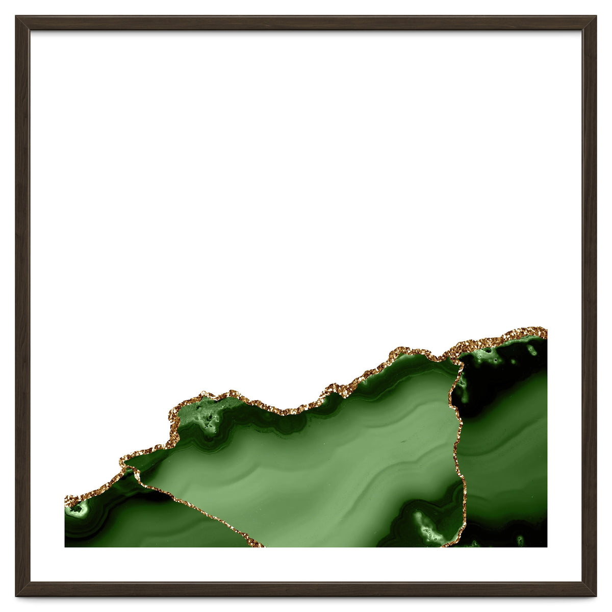 Green & Gold Agate Texture 27