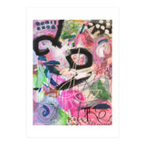 Crazy Town Multimedia Abstract Art Print Large Wall Art Poster Viddy Pop Mood Room (Print Only) thumbnail
