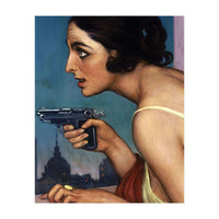THE WOMAN OF THE GUN 1925-POSTER FOR THE SPANISH UNION OF EXPLOSIVES. (Print Only)