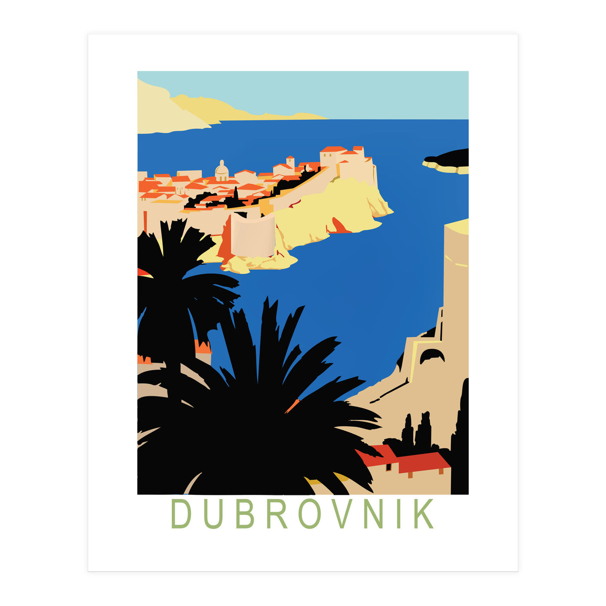 Dubrovnik, Adriatic Sea, Croatia (Print Only)