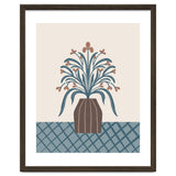 Earthy Modern Vase with Florals thumbnail