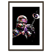 Dizzy Gillespie American Jazz Trumpeter Legend Colorful