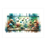 Colorful Aquarium Fish Tank (Print Only) thumbnail