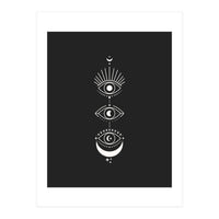 Black Eyes Moon Phases (Print Only)