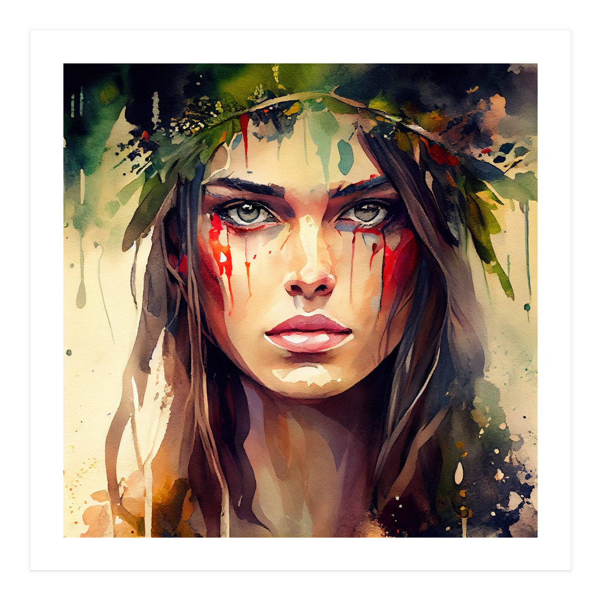 Watercolor Druid #2 (Print Only)