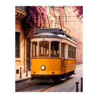 The Charm of a Classic City Tram (Print Only)