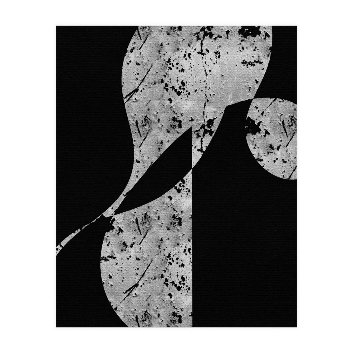 Black and White Abstract (Print Only)