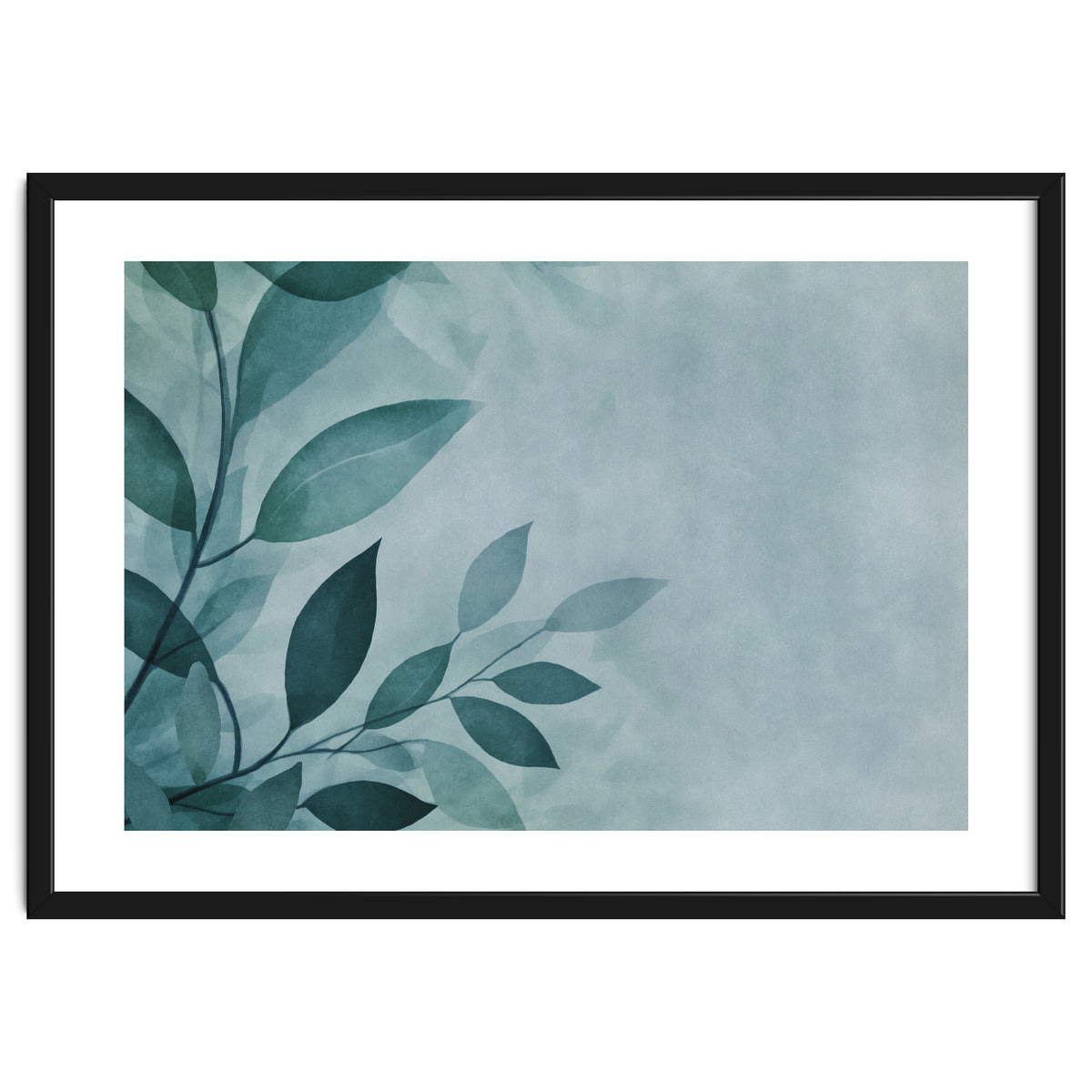 Gentle Leaf Whispers Teal