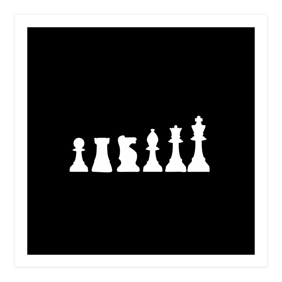 Chess  game Pieces (Print Only)