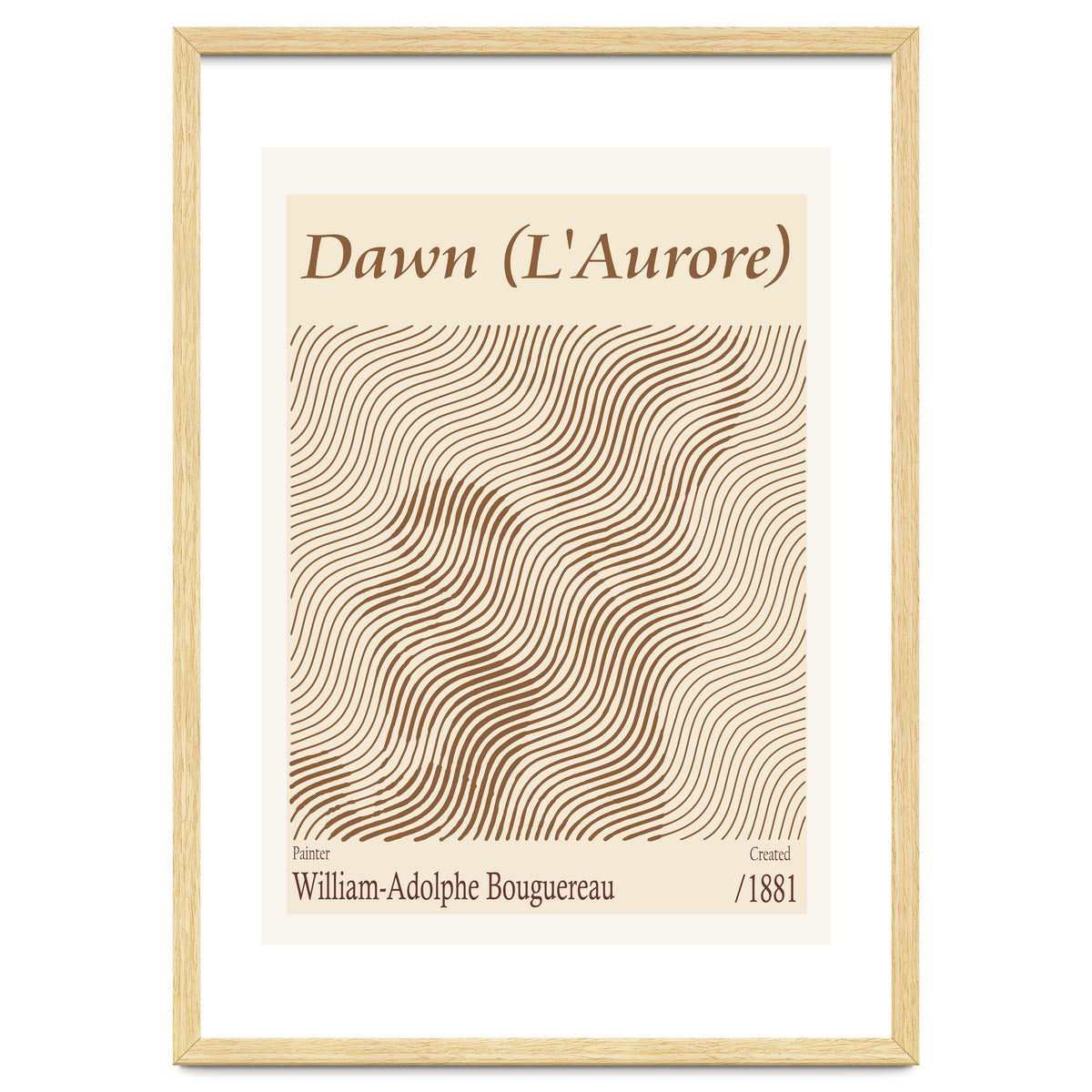 Dawn (l'aurore) – William Adolphe Bouguereau 1881