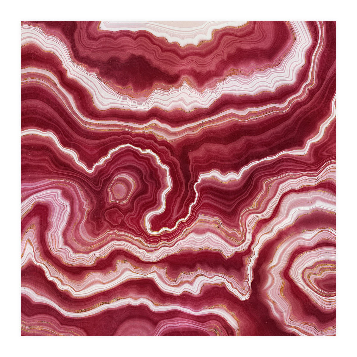 Red Agate Texture 10 (Print Only)