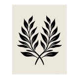 Minimalist Laurel Wreath: Botanical Line Art (Print Only) thumbnail