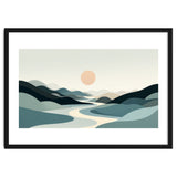 Serene Horizon: Minimalist Organic Landscape thumbnail
