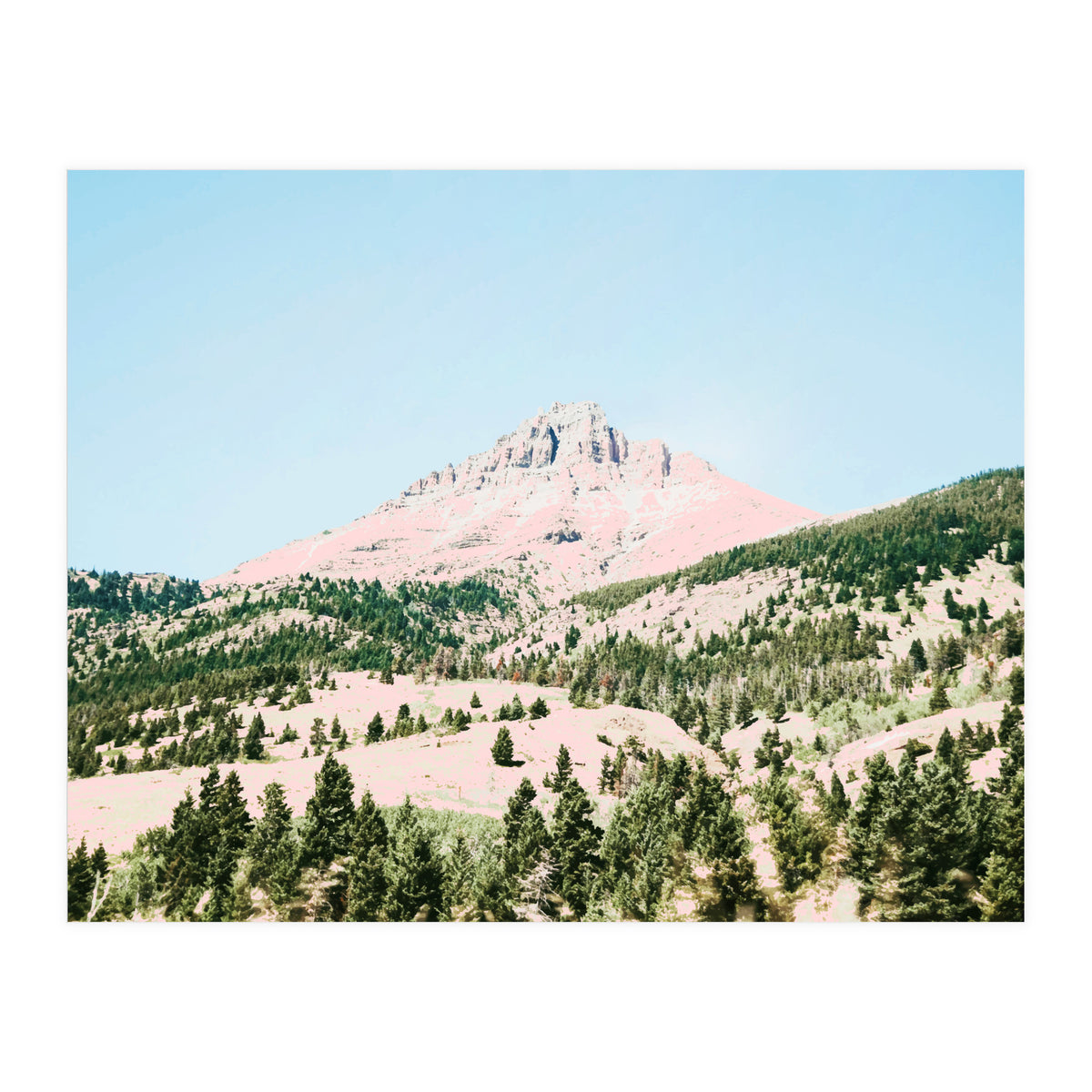 Happy Mountain #society6 #decor #buyart (Print Only)