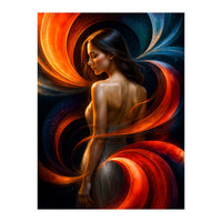 The Beauty of a Woman in an Exotic Pose (Print Only)