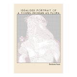 Idealised Portrait of a Young Woman as Flora – Bartolomeo Veneto (ascii art)  (Print Only) thumbnail