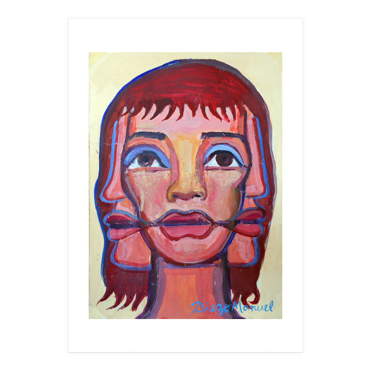Cabeza De Mujer 4 (Print Only)