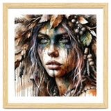 Autumn Leaf Druid Woman Portrait thumbnail