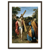 Annibale Carracci / 'Domine, quo vadis?', c. 1602, Oil on panel, 77.4 x 56.3cm. AGOSTINO CARRACCI. thumbnail