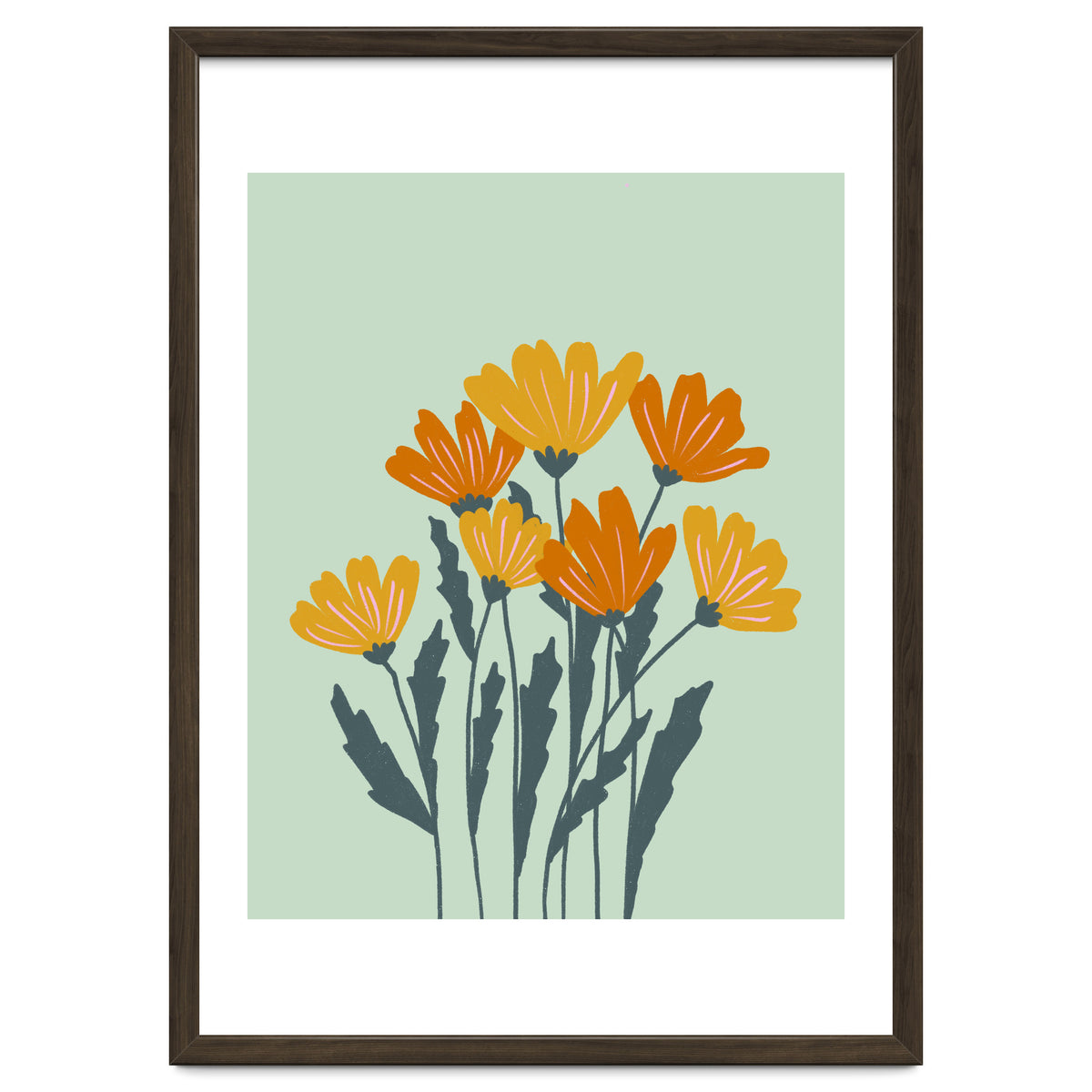 Orange and Yellow Flowers