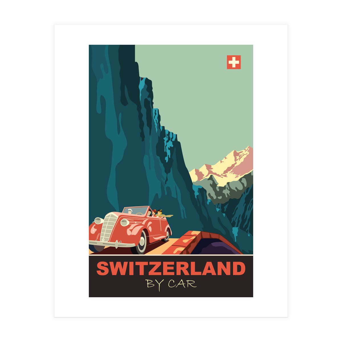 Switzerland By Car (Print Only)