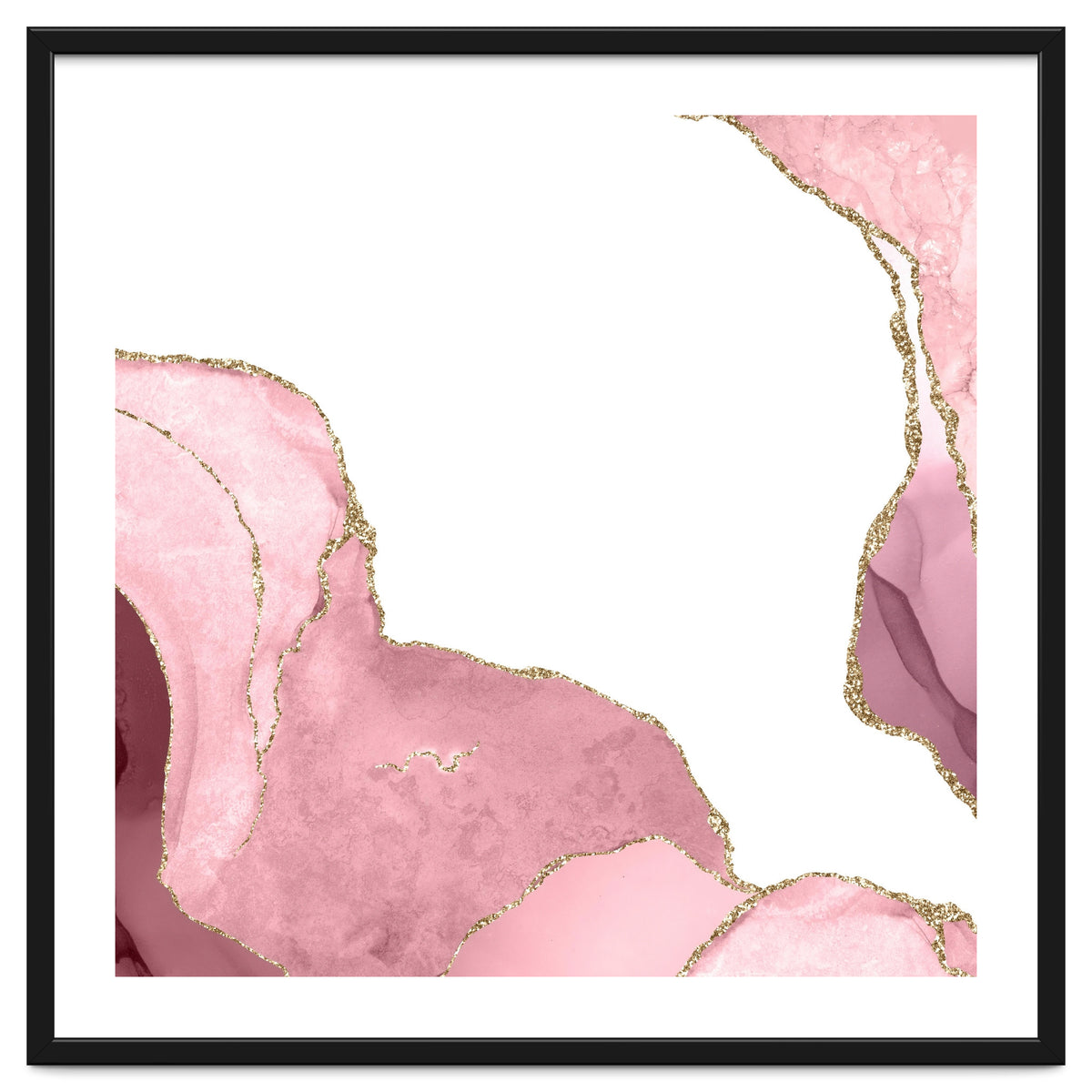 Blush & Gold Agate Texture 07