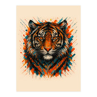 Tiger Animal Watercolor (Print Only)