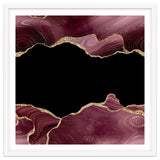 Burgundy & Gold Glitter Agate Texture 04 thumbnail