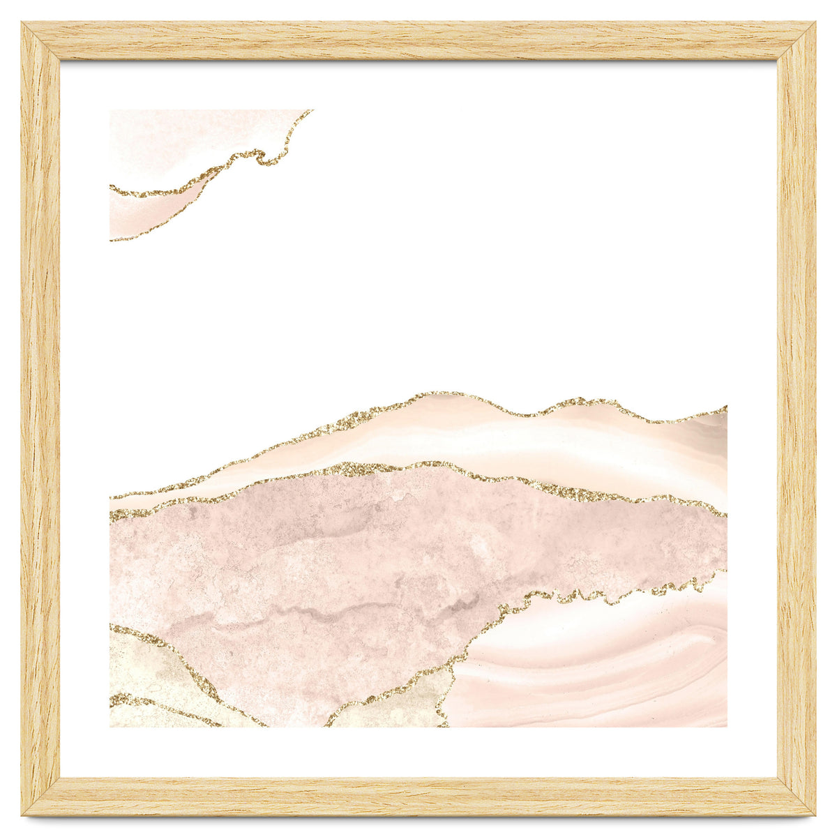 Ivory & Gold Agate Texture 08