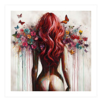 Scarlet Butterfly Back (Print Only)