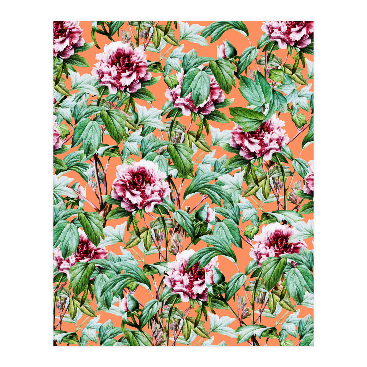 Frosty Florals || #society6 #decor #buyart (Print Only)