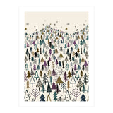 Mountain Forest Trees Winter (Print Only) thumbnail