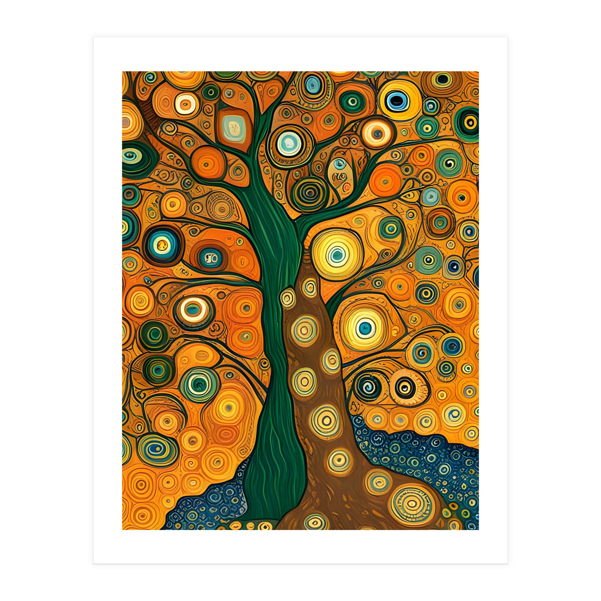 Artificial Masterworks - Klimt van Gogh (Print Only)