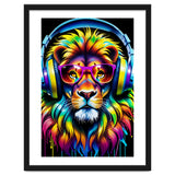 A Lion In Glasses Listens To Music thumbnail