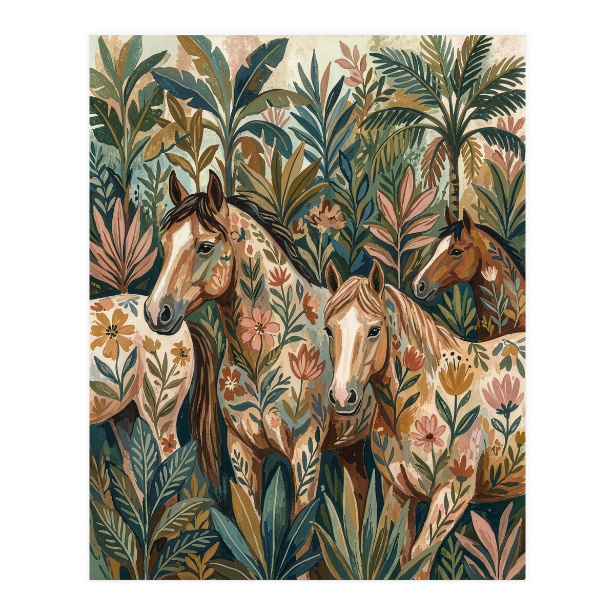 Tropical Equine Dreams (Print Only)
