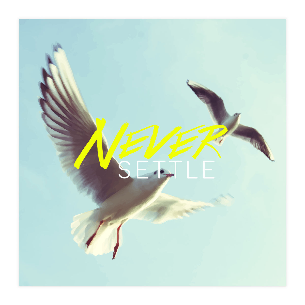 Never Settle (Print Only)