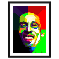 Bob Marley Reggae Icon Pop Art WPAP