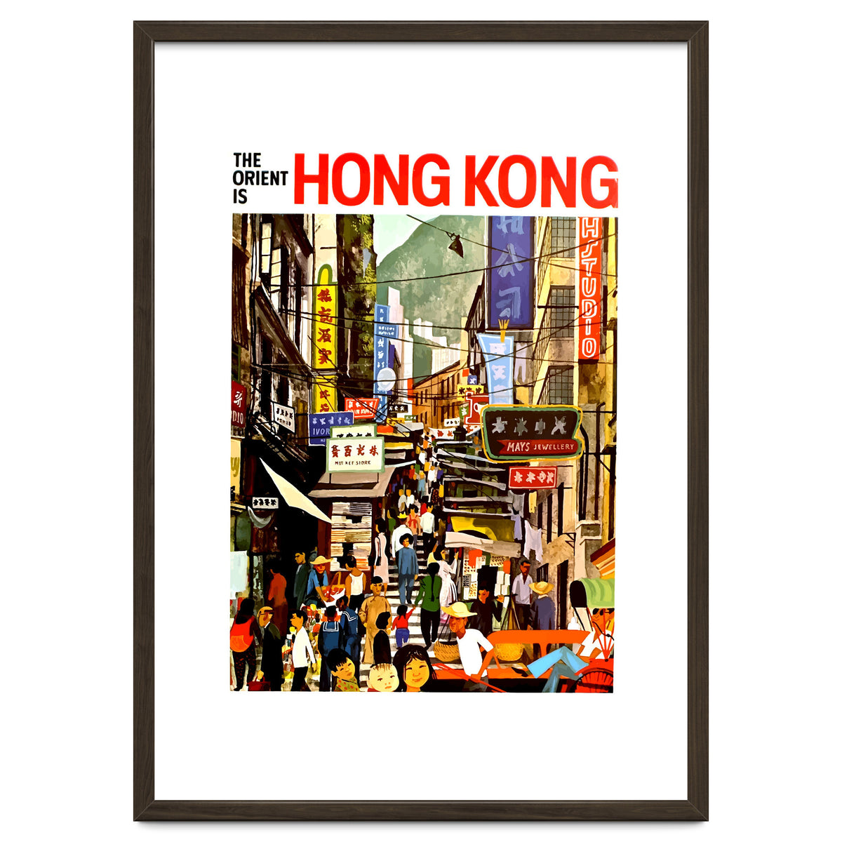 Hong Kong, in People Crowd