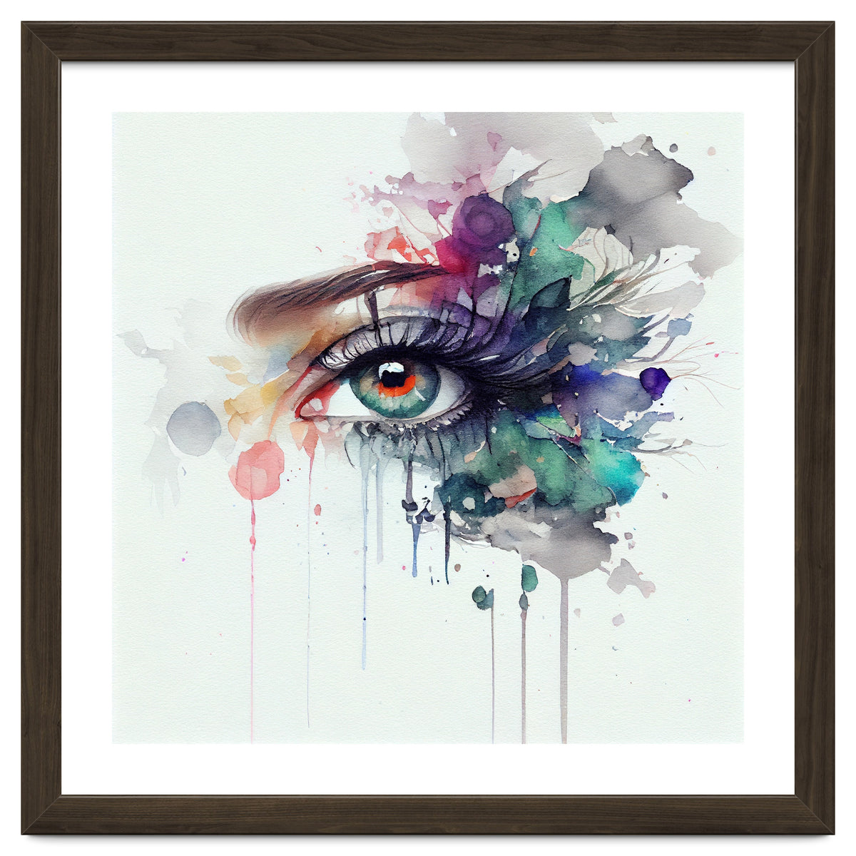 Watercolor Woman Eye #5