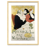 Henri de Toulouse-Lautrec: Poster for the novel Reine de joie, moeurs du demi-monde by Victor Joze. thumbnail