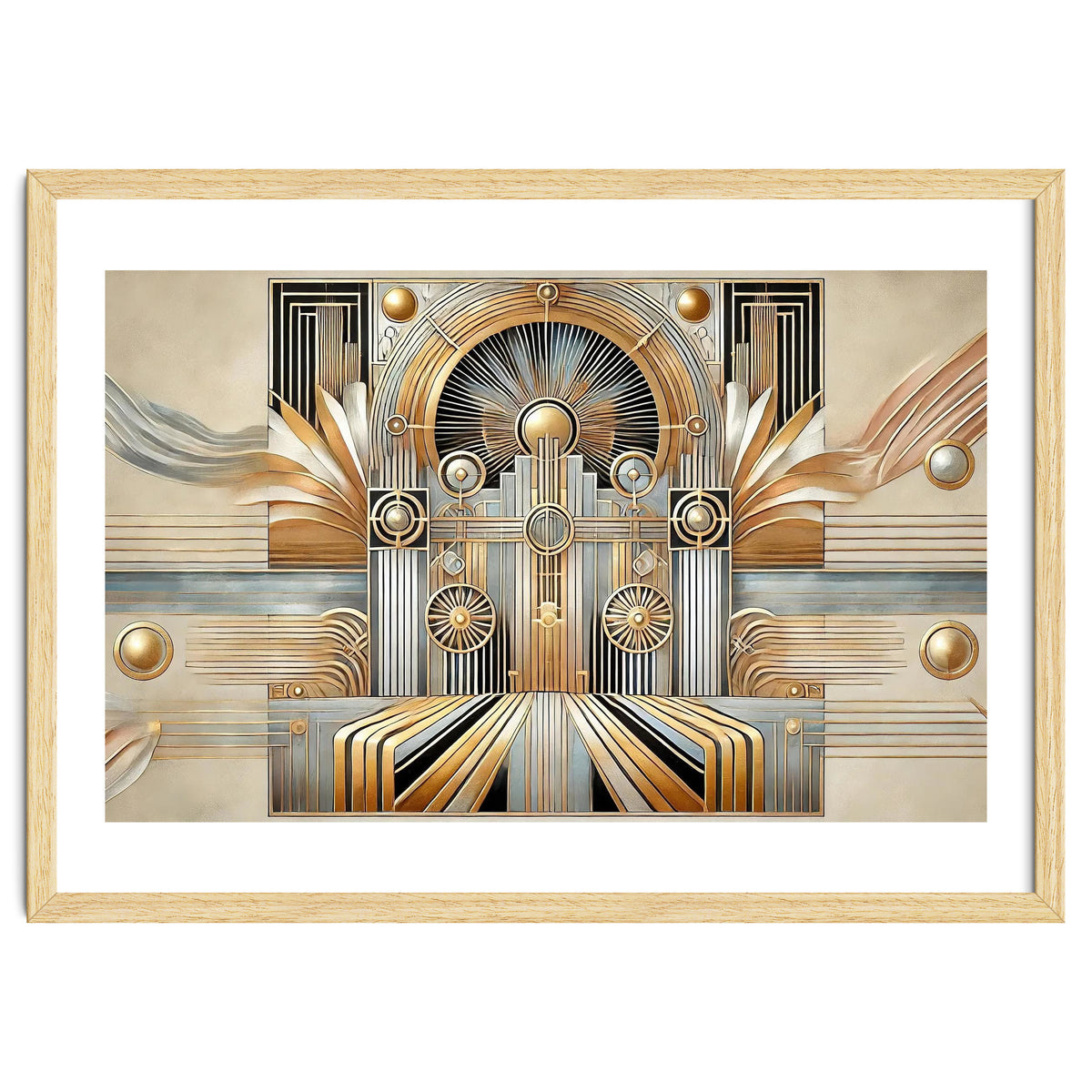 Art Deco Gold Architecture