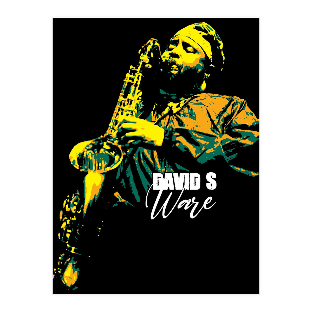 David S. Ware American Jazz Saxophonist (Print Only)