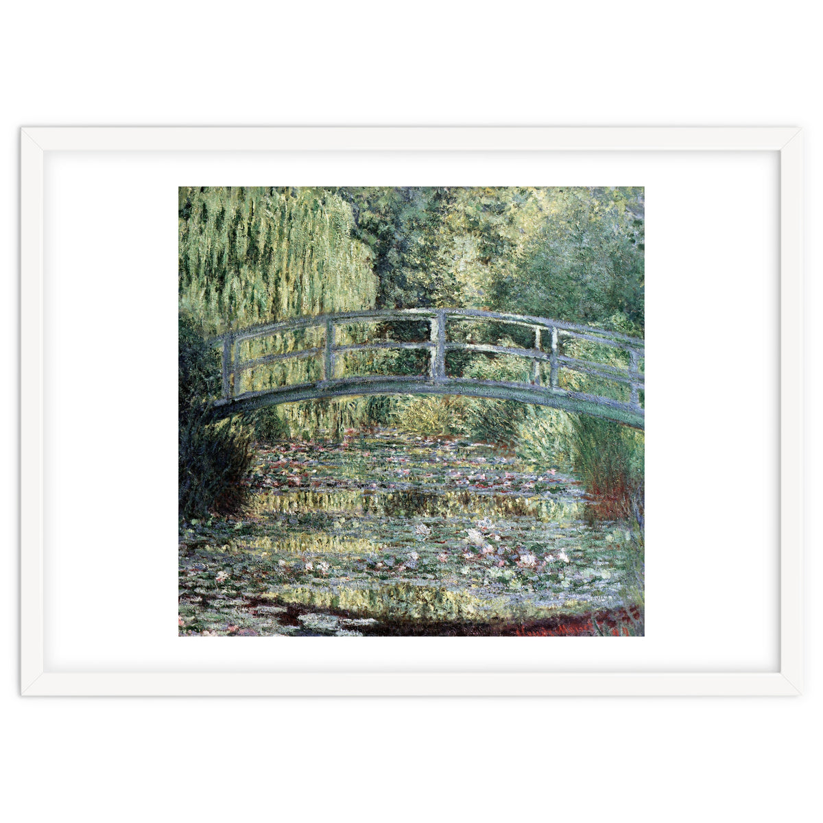 The Waterlily Pond: Green Harmony - 1899 - 89x93,5 cm - oil on canvas.