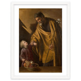 Sebastián Martínez / 'Saint Joseph with the Christ Child'. Ca. 1650. Oil on canvas. thumbnail